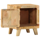 vidaXL Nachtkastje 40x32x46 cm massief ruw mangohout