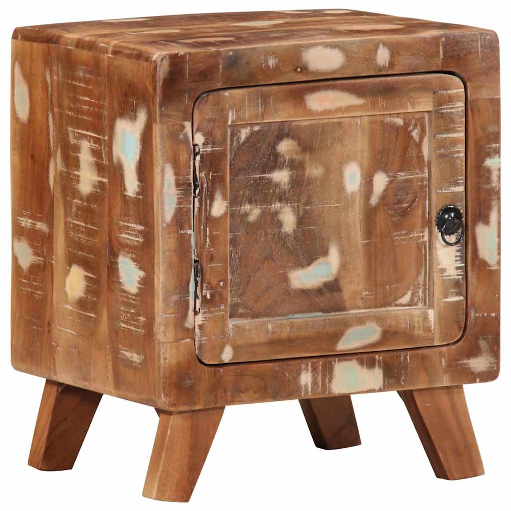 vidaXL Nachtkastje 40x32x46 cm massief ruw mangohout