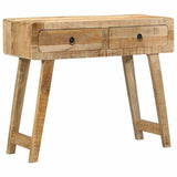 vidaXL Wandtafel 90x32x75 cm massief gerecycled hout