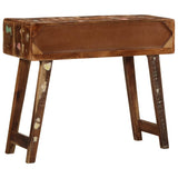 vidaXL Wandtafel 90x32x75 cm massief gerecycled hout