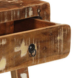 vidaXL Wandtafel 90x32x75 cm massief gerecycled hout
