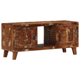 vidaXL Tv-meubel 105x46x32 cm massief ruw mangohout