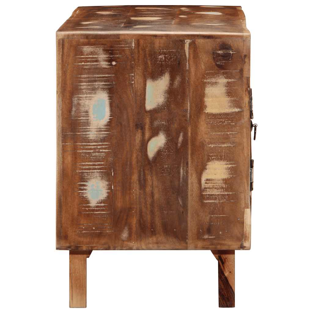 vidaXL Tv-meubel 105x46x32 cm massief ruw mangohout