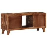 vidaXL Tv-meubel 105x46x32 cm massief ruw mangohout