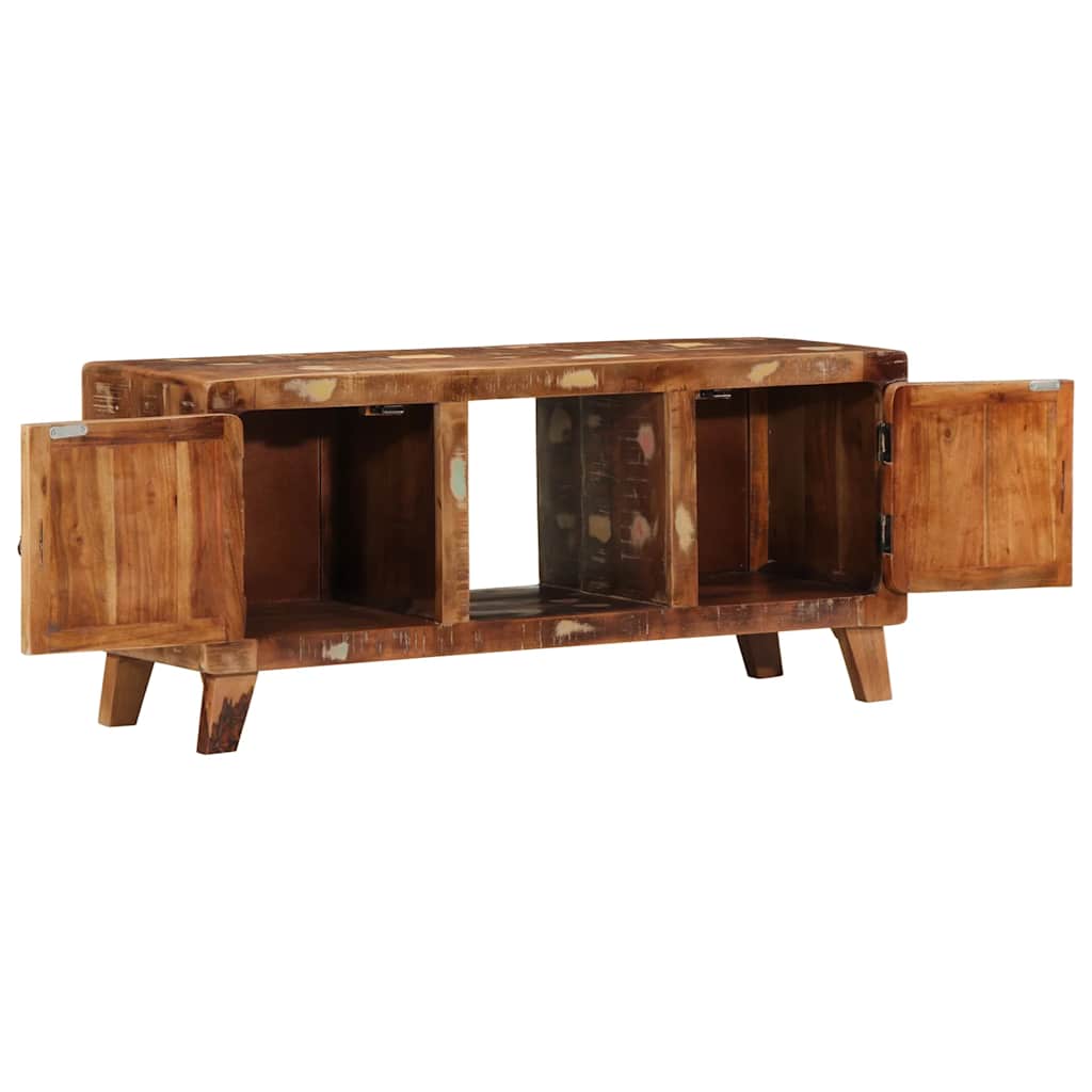 vidaXL Tv-meubel 105x46x32 cm massief ruw mangohout