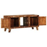 vidaXL Tv-meubel 105x46x32 cm massief ruw mangohout