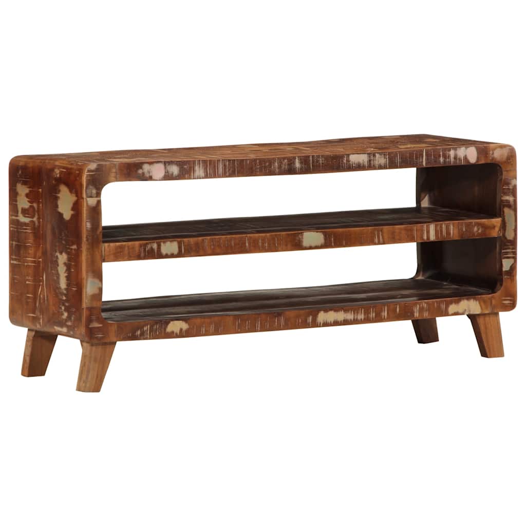 vidaXL Tv-meubel 105x46x32 cm massief ruw mangohout