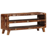 vidaXL Tv-meubel 105x46x32 cm massief ruw mangohout