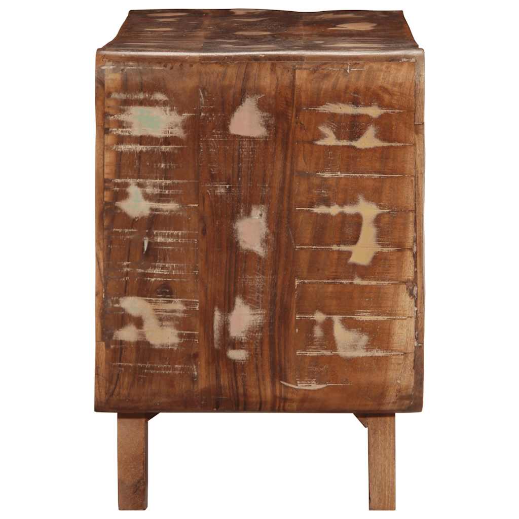 vidaXL Tv-meubel 105x46x32 cm massief ruw mangohout