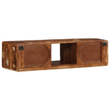 vidaXL Tv-wandmeubel 100x32x25 cm massief hout ruw mangohout