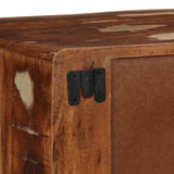 vidaXL Tv-wandmeubel 100x32x25 cm massief hout ruw mangohout