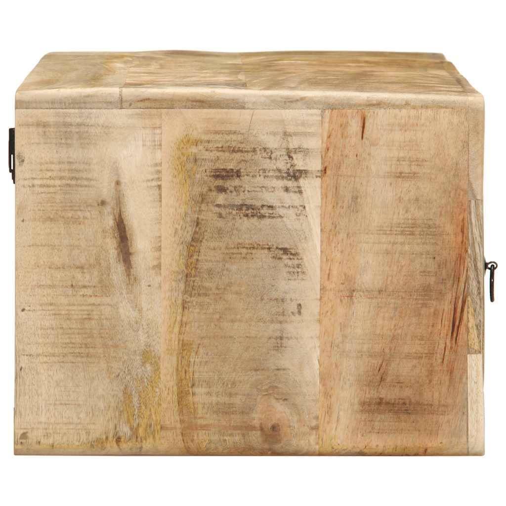 vidaXL Tv-wandmeubel 100x32x25 cm massief hout ruw mangohout