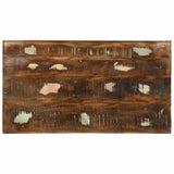 vidaXL Salontafel Multikleur 90 x 50 x 35 cm Massief Gerecycleerd Hout