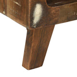 vidaXL Salontafel Multikleur 90 x 50 x 35 cm Massief Gerecycleerd Hout