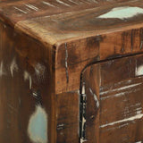 vidaXL Salontafel Multikleur 80 x 54 x 45 cm Massief Gerecycleerd Hout