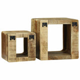 vidaXL TV Cabinets 2 pcs Brown 36 x 30 x 36 cm Solid Mango Wood