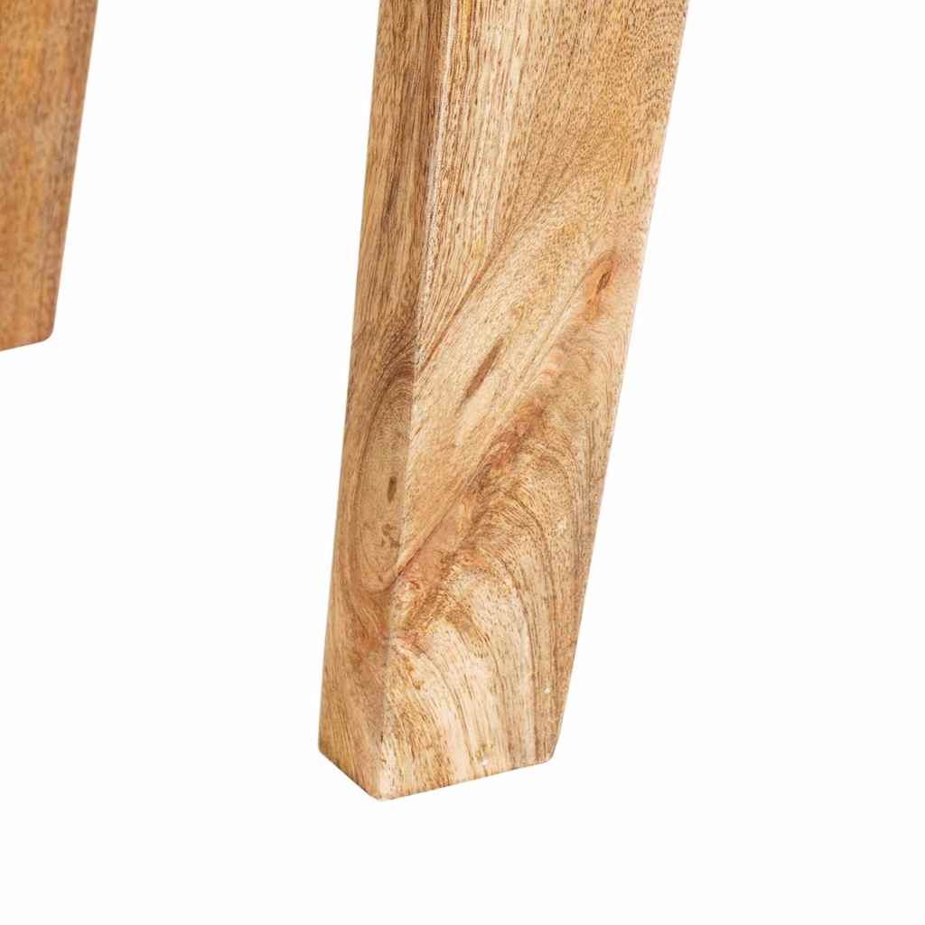 vidaXL Bijzettafel met lade Bruin 40 x 32 x 46 cm Massief Mango Hout