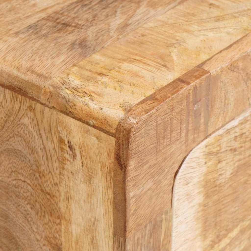 vidaXL Bijzettafel met lade Bruin 40 x 32 x 46 cm Massief Mango Hout