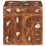 vidaXL Nesting Tables 3 pcs Brown Solid Mango Wood