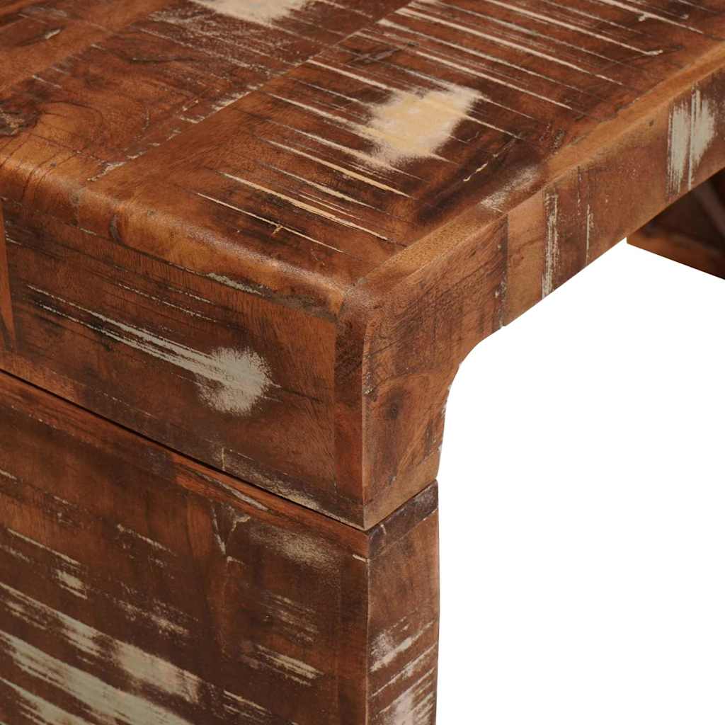 vidaXL Nesting Tables 3 pcs Brown Solid Mango Wood