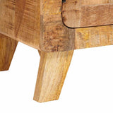 vidaXL Badkamerkast Bruin Massief mangohout en engineered hout
