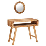 vidaXL Kaptafel met opslag Bruin 90 x 76 x 45 cm Massief Mango Hout