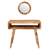 vidaXL Kaptafel met opslag Bruin 90 x 76 x 45 cm Massief Mango Hout
