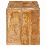 vidaXL Wine Rack with Storage Brown 44 x 30 x 35 cm Solid Mango Wood