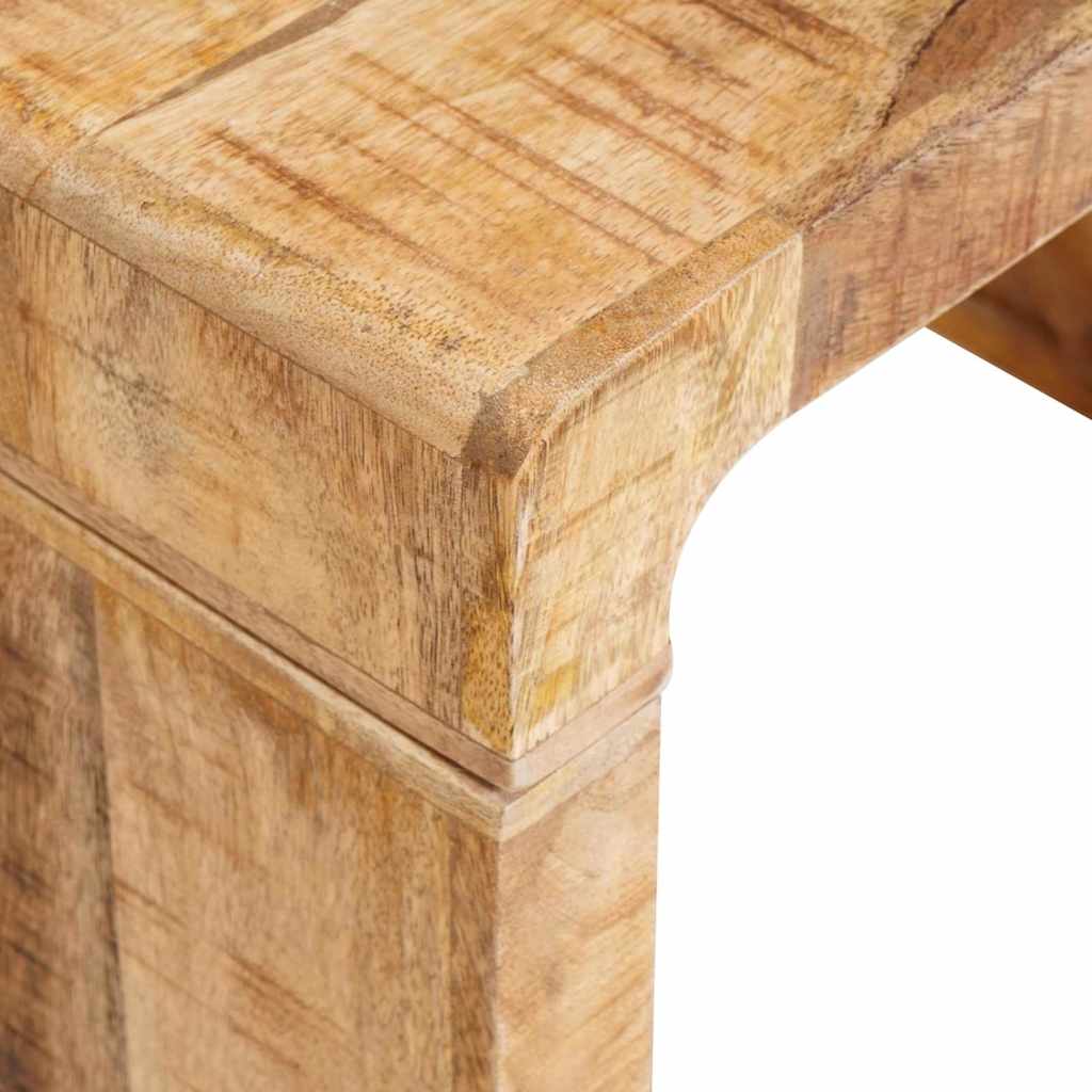 vidaXL Bijzettafel Bruin 60 x 35 x 46 cm Massief Mango Hout