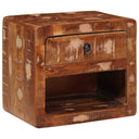 vidaXL Wandgemonteerde Nachtkast met lade Bruin 40 x 30 x 36 cm