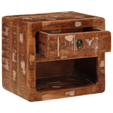 vidaXL Wandgemonteerde Nachtkast met lade Bruin 40 x 30 x 36 cm