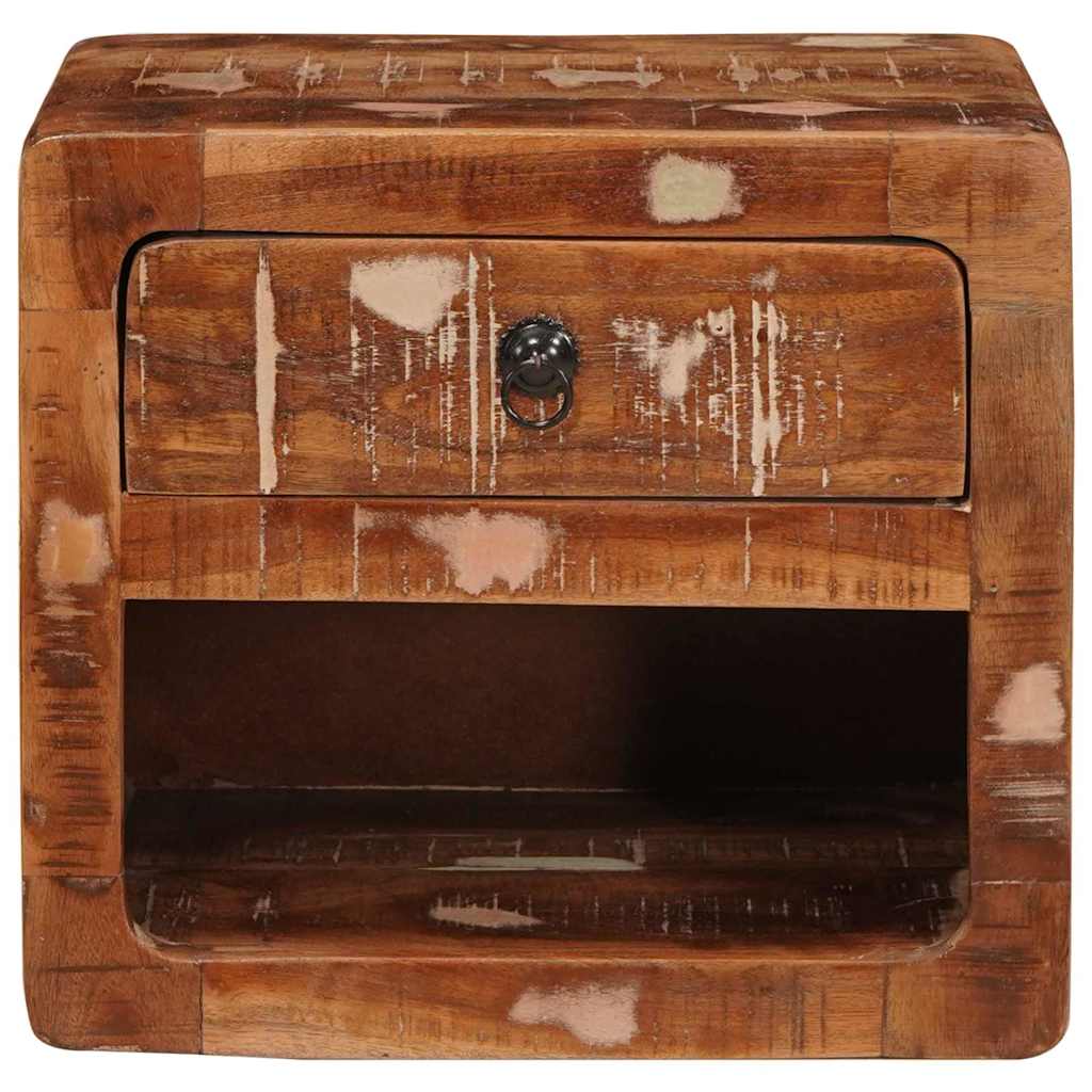 vidaXL Wandgemonteerde Nachtkast met lade Bruin 40 x 30 x 36 cm