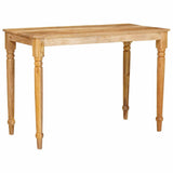 vidaXL Console Table 110x35x77 cm Solid Mango Wood