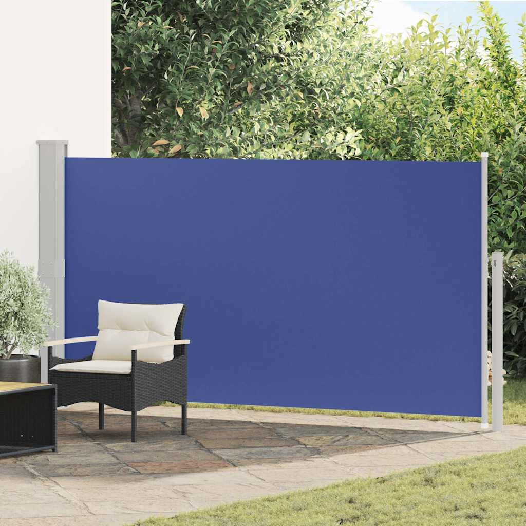 vidaXL Tuinscherm uittrekbaar 140x600 cm zwart