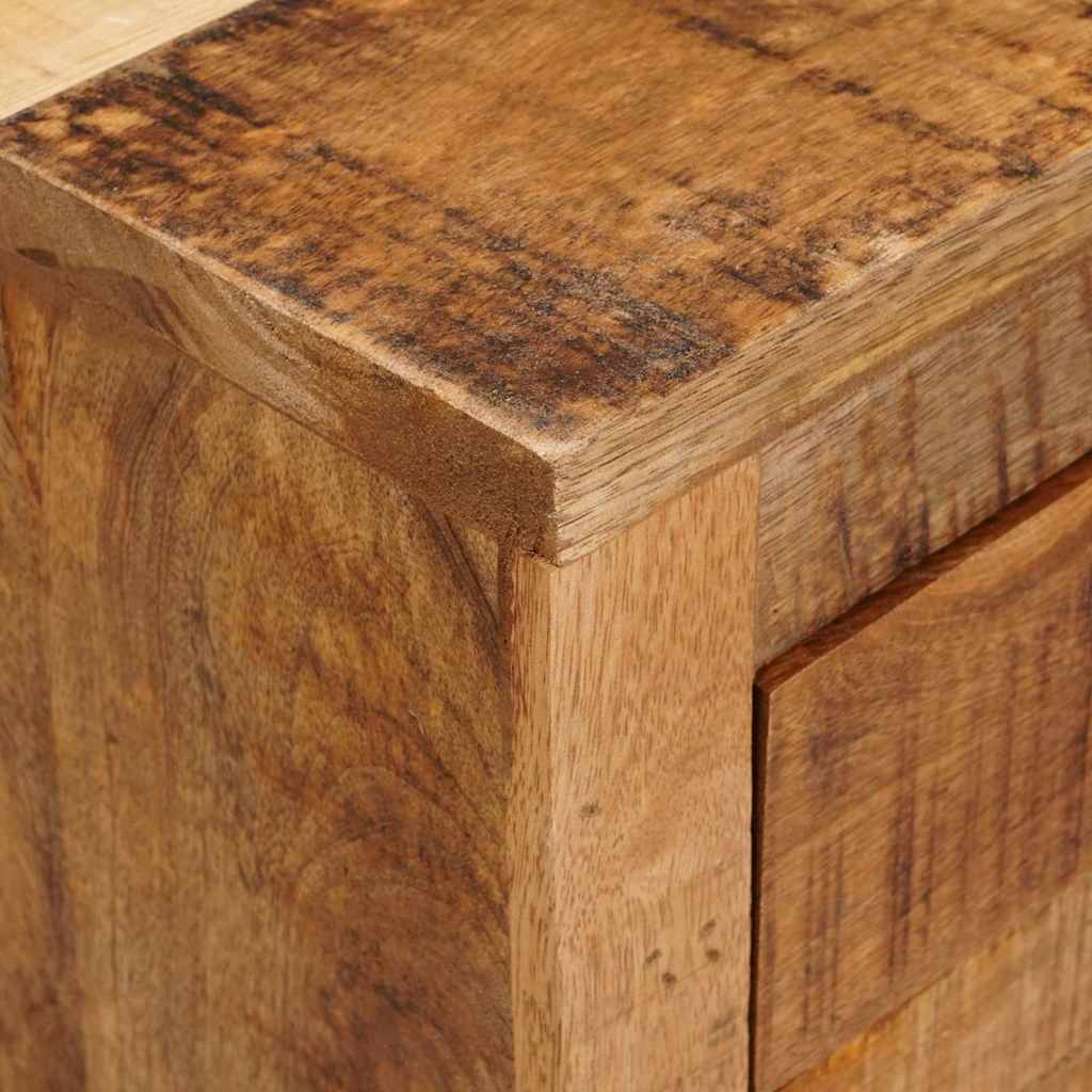 vidaXL Sideboard on Wheels 70x40x75 cm Solid Mango Wood