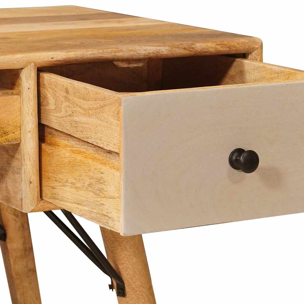 vidaXL Schrijfbureau Bruin 110 x 55 x 76 cm Massief Mango Hout