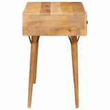 vidaXL Schrijfbureau Bruin 110 x 55 x 76 cm Massief Mango Hout