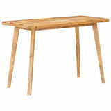 vidaXL Dining Table Natural 100 x 55 x 75 cm Solid Mango Wood