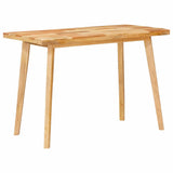 vidaXL Dining Table Natural 100 x 55 x 75 cm Solid Mango Wood
