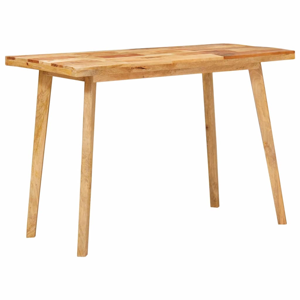 vidaXL Dining Table Natural 100 x 55 x 75 cm Solid Mango Wood