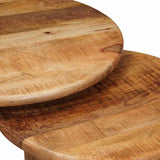 vidaXL Nesting Koffietafels 2 pcs Bruin Massief Mango Hout