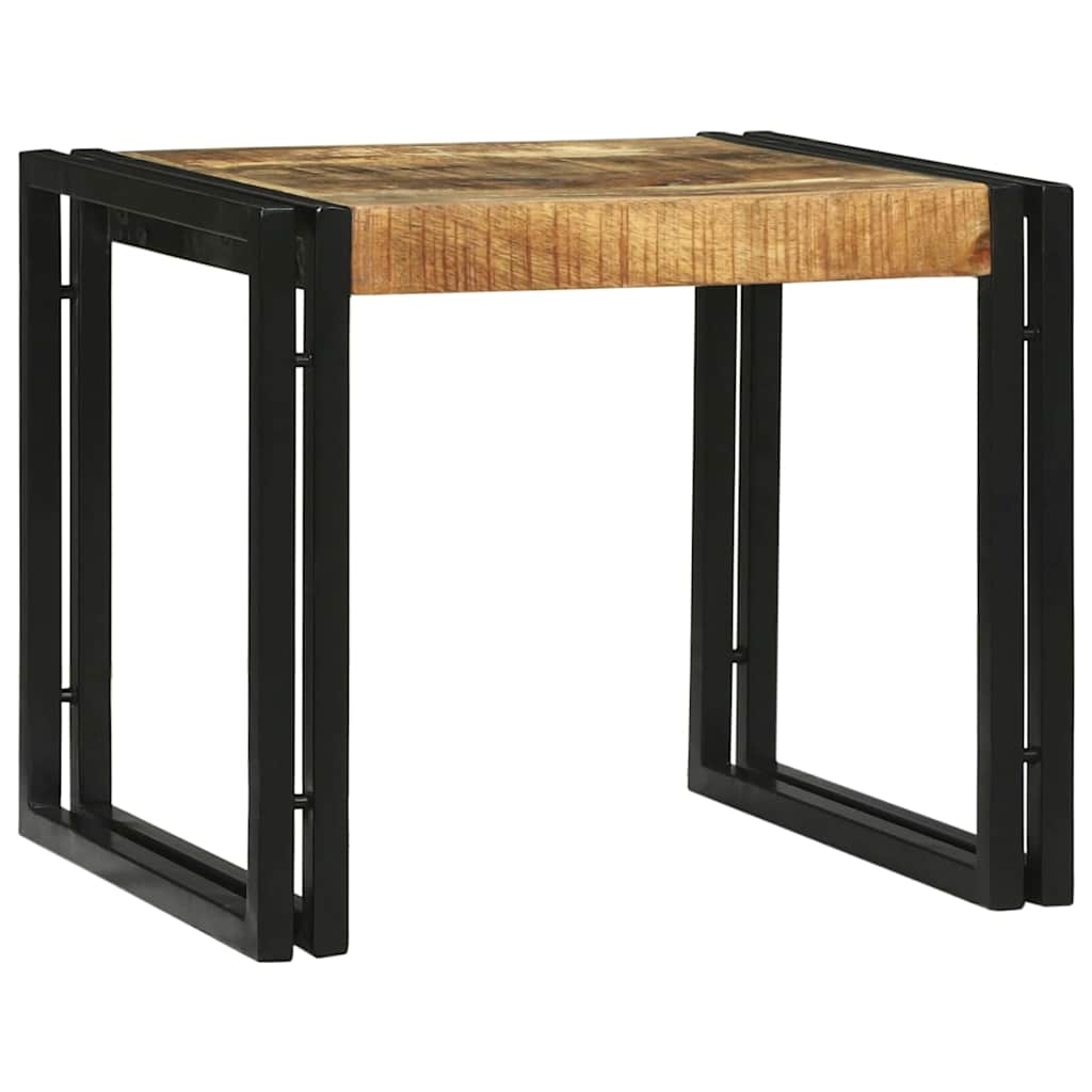 vidaXL Salontafel 2 pcs Bruin 48 x 40 x 40 cm Massief Mango Hout