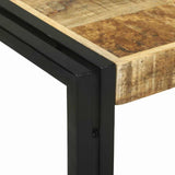 vidaXL Salontafel 2 pcs Bruin 48 x 40 x 40 cm Massief Mango Hout