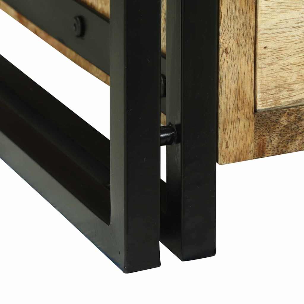 vidaXL Salontafel met lade Bruin 90 x 50 x 38 cm Massief Mango Hout
