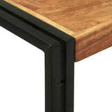 vidaXL Console Table with Shelf Brown 120 x 33 x 75 cm Solid Mango Wood