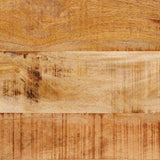 vidaXL Wandtafel met plank Bruin 160 x 33 x 75 cm Massief Mango Hout