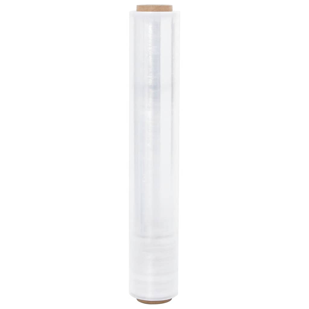 vidaXL Stretchfilm 2 st transparant 17 μm 50 cm x 150 m