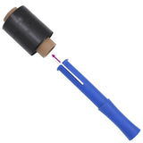 vidaXL Stretchfilm met handvat 10 st transparant 23 μm 10 cm x 150 m
