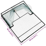 vidaXL Bird Trap Green 50 x 60 x 1.9 cm Polyethylene