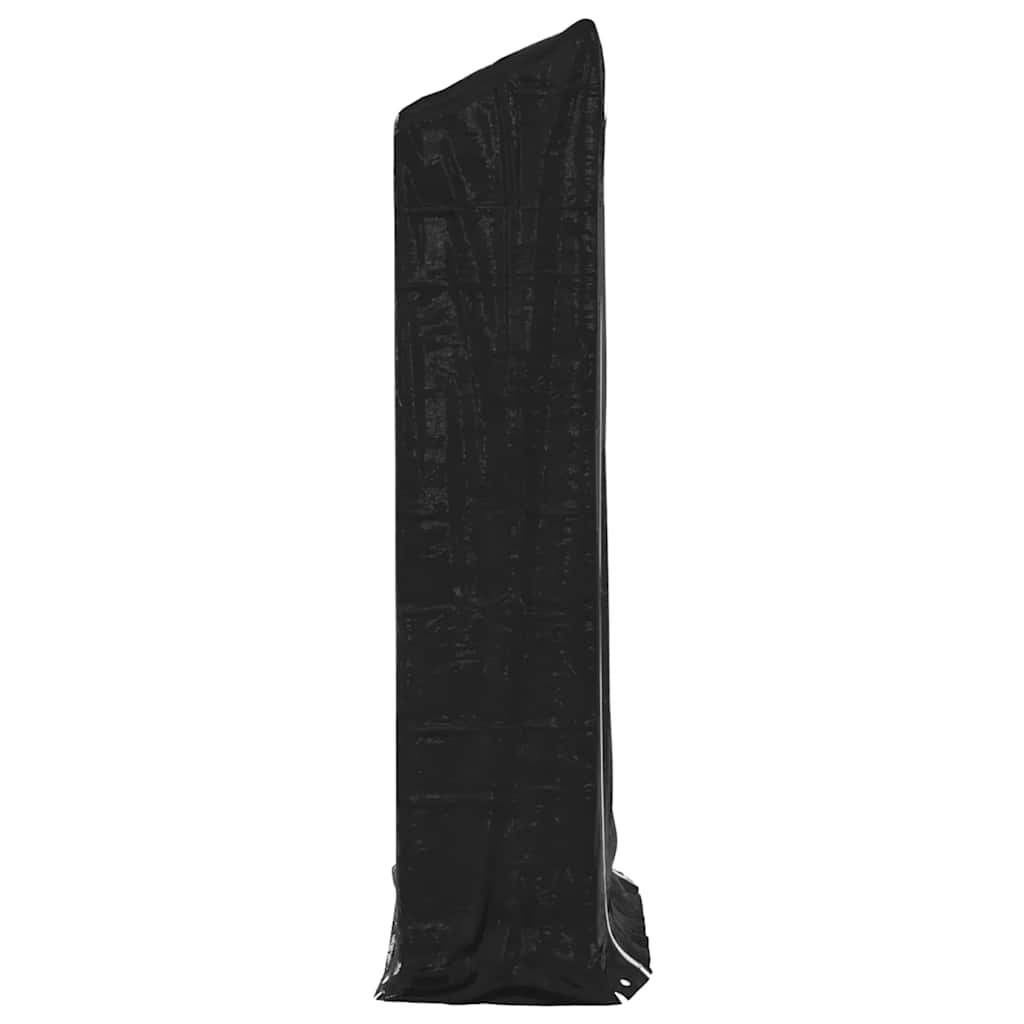 vidaXL Haardhoutrek met regenhoes 100,5x40,5x110,5 cm staal